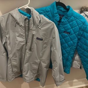 Patagonia Ski Jacket.  3 in 1.  Green can use as a puffer or zipped into grey.